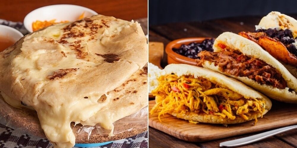 What the difference between pupusa and arepa?