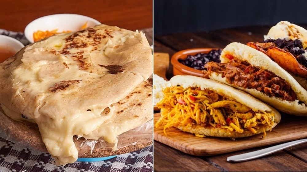 What the difference between pupusa and arepa?